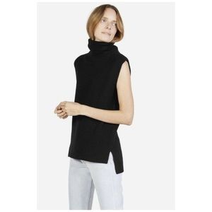 Everlane Black Sleeveless Turtleneck Sweater